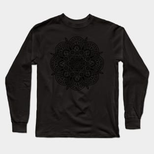 Mandala | Black No. 1 Long Sleeve T-Shirt